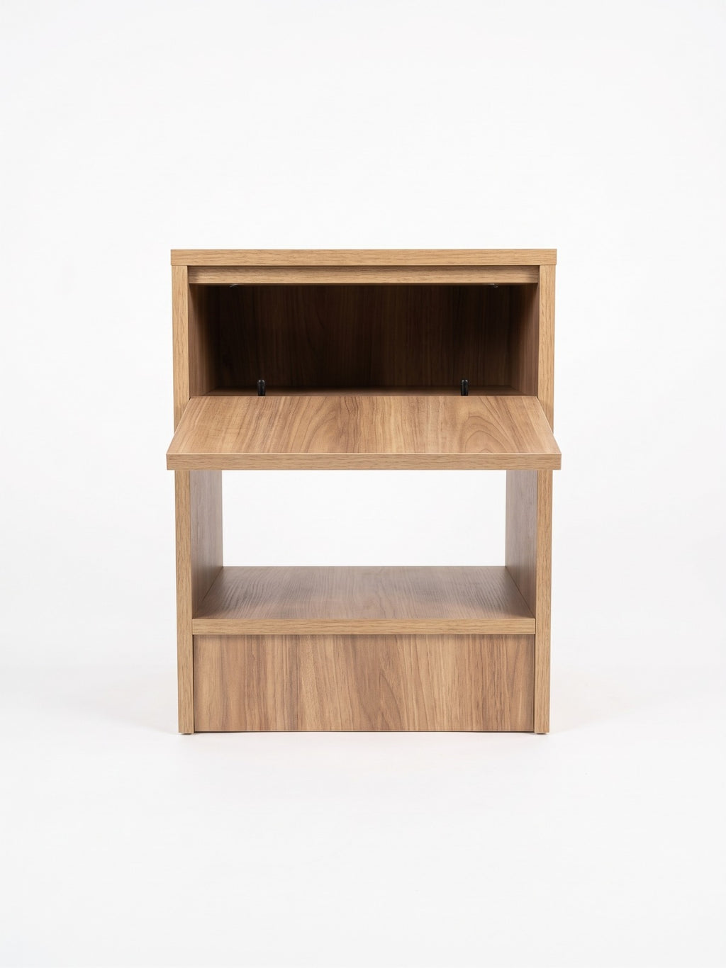 Cama 2 Plazas Base Europea + Colchón 25 cm con Resortes Bonnell + Respaldo de Tapizado + 2  Veladores