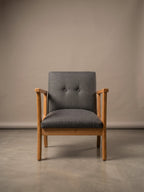 Poltrona Madera Gris