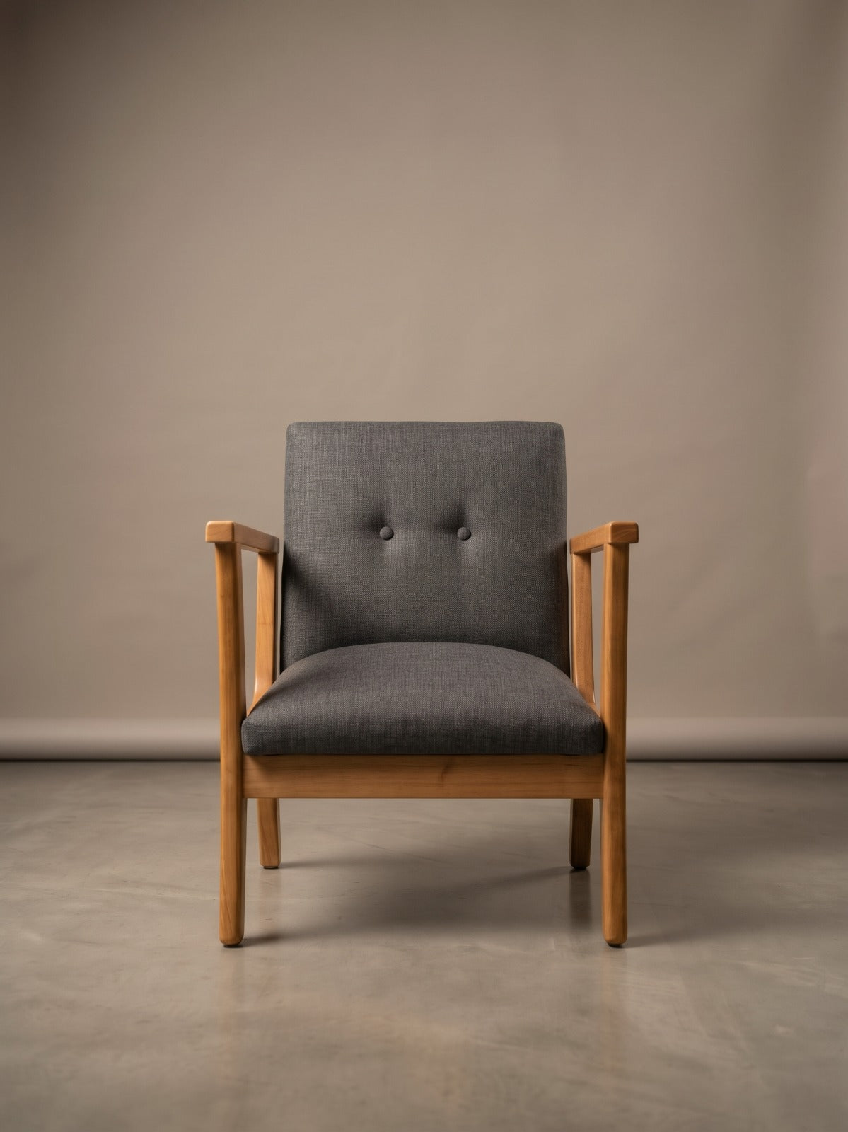 Poltrona Madera Gris