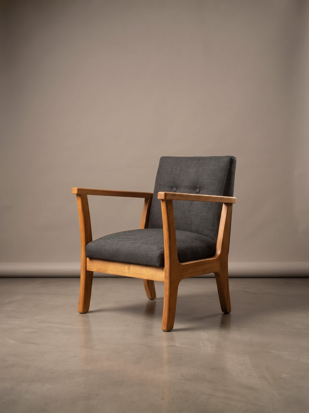 Poltrona Madera Gris