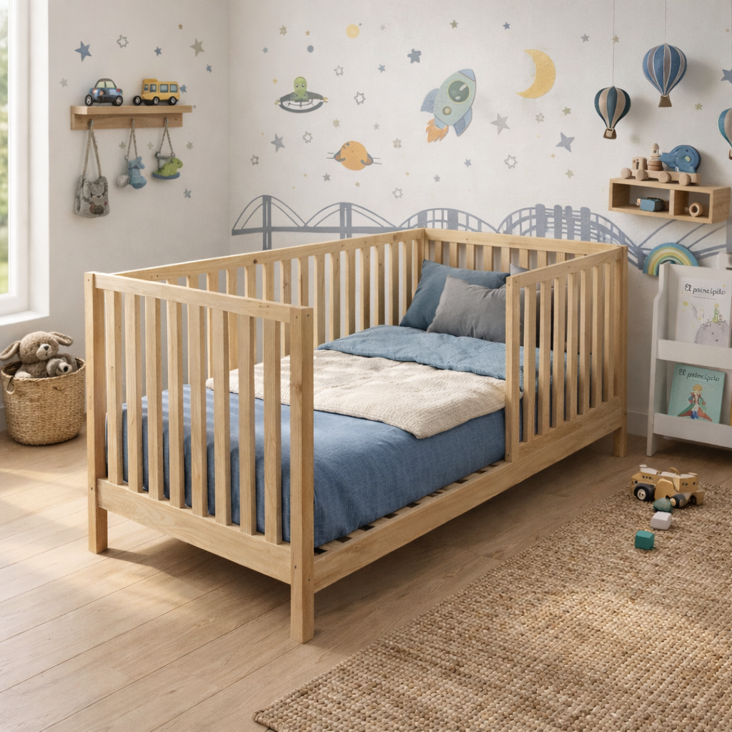 Cama transición crecimiento Montessori 1 Plaza para Niños