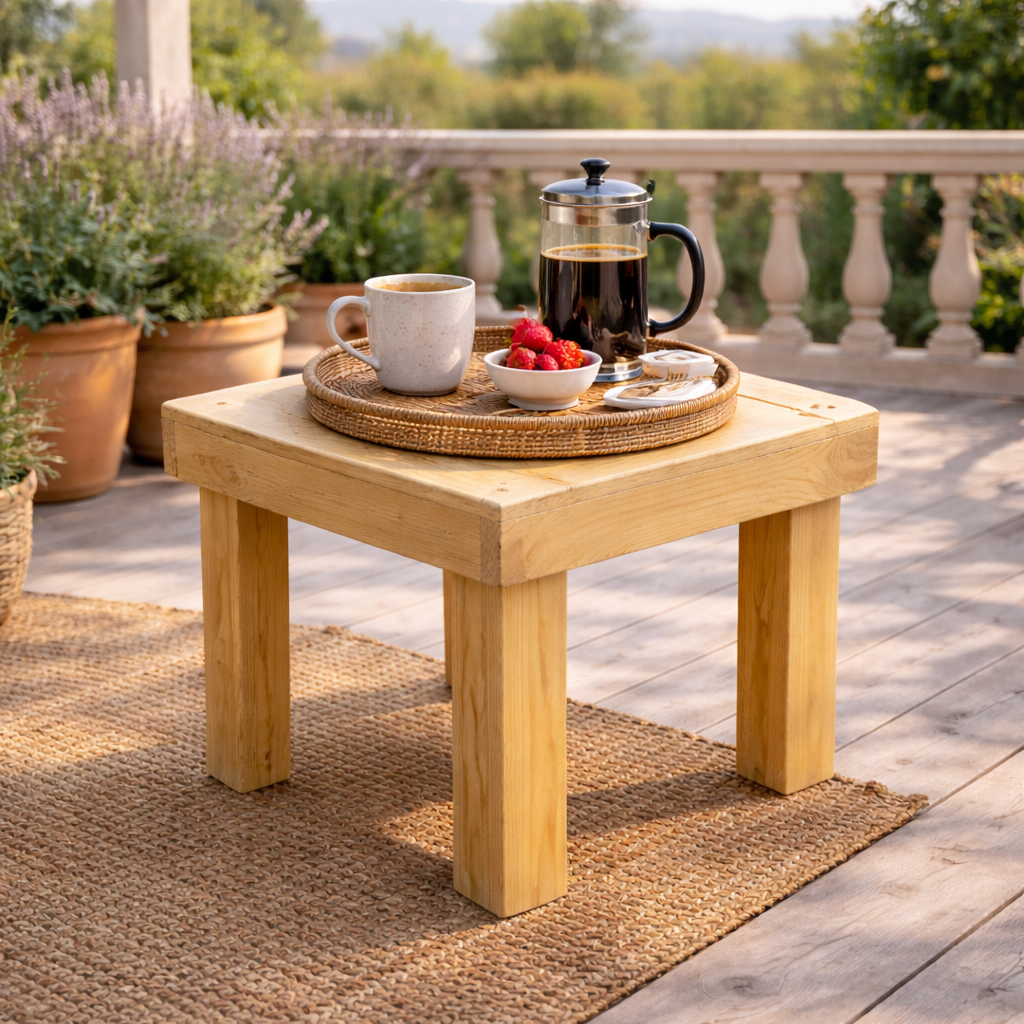 Mesa de centro Madera de Pino Decoración Rústico